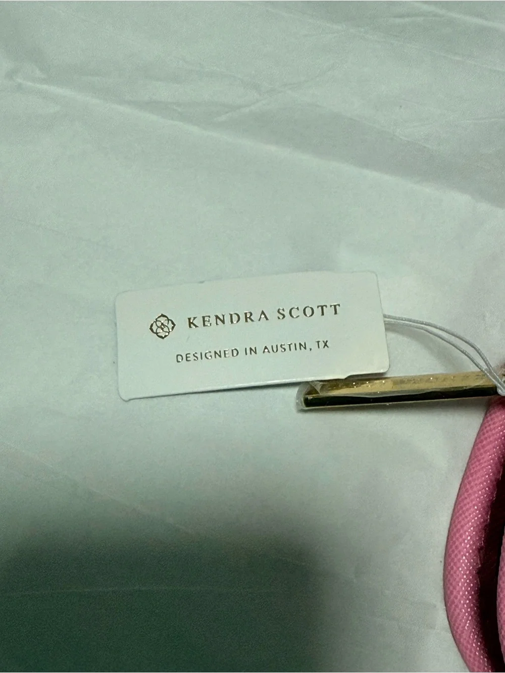 NWT Kendra Scott Travel Jewelry Wallet Pouch in Shimmer Pink - Picture 6 of 12